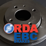 Pair of RDA Replacement Front Disc Rotors Ford Courier, Mazda B Series