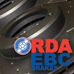 Pair of RDA Replacement Rear Disc Rotors Toyota Prado